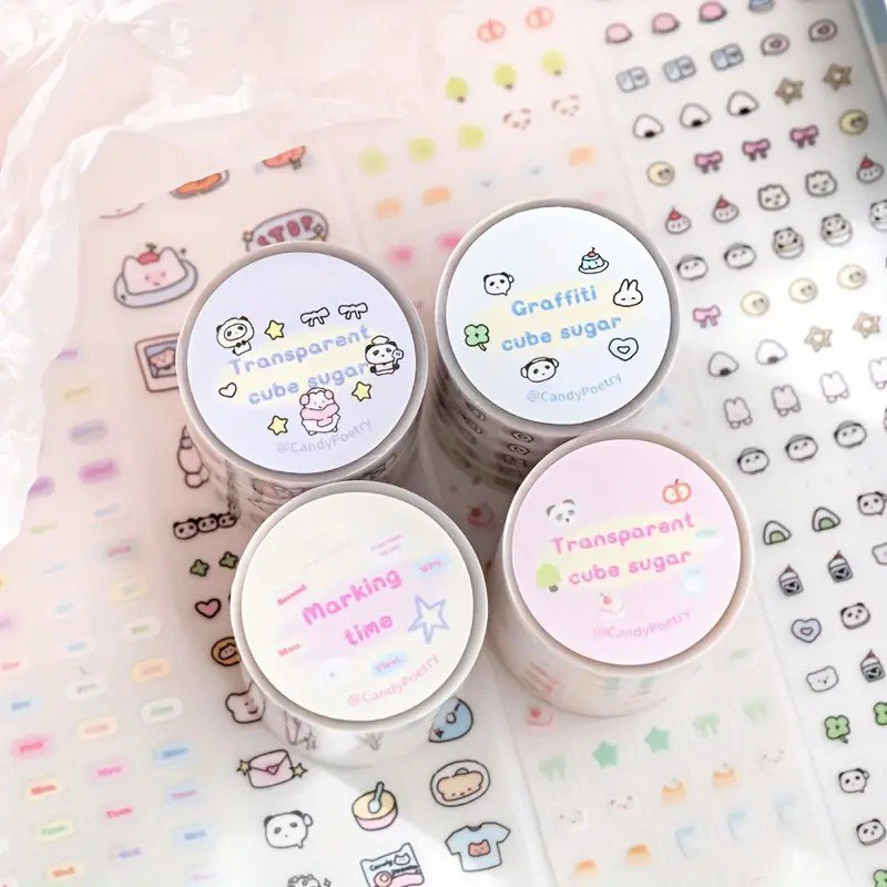 Adorable Transparent Sticker Rolls