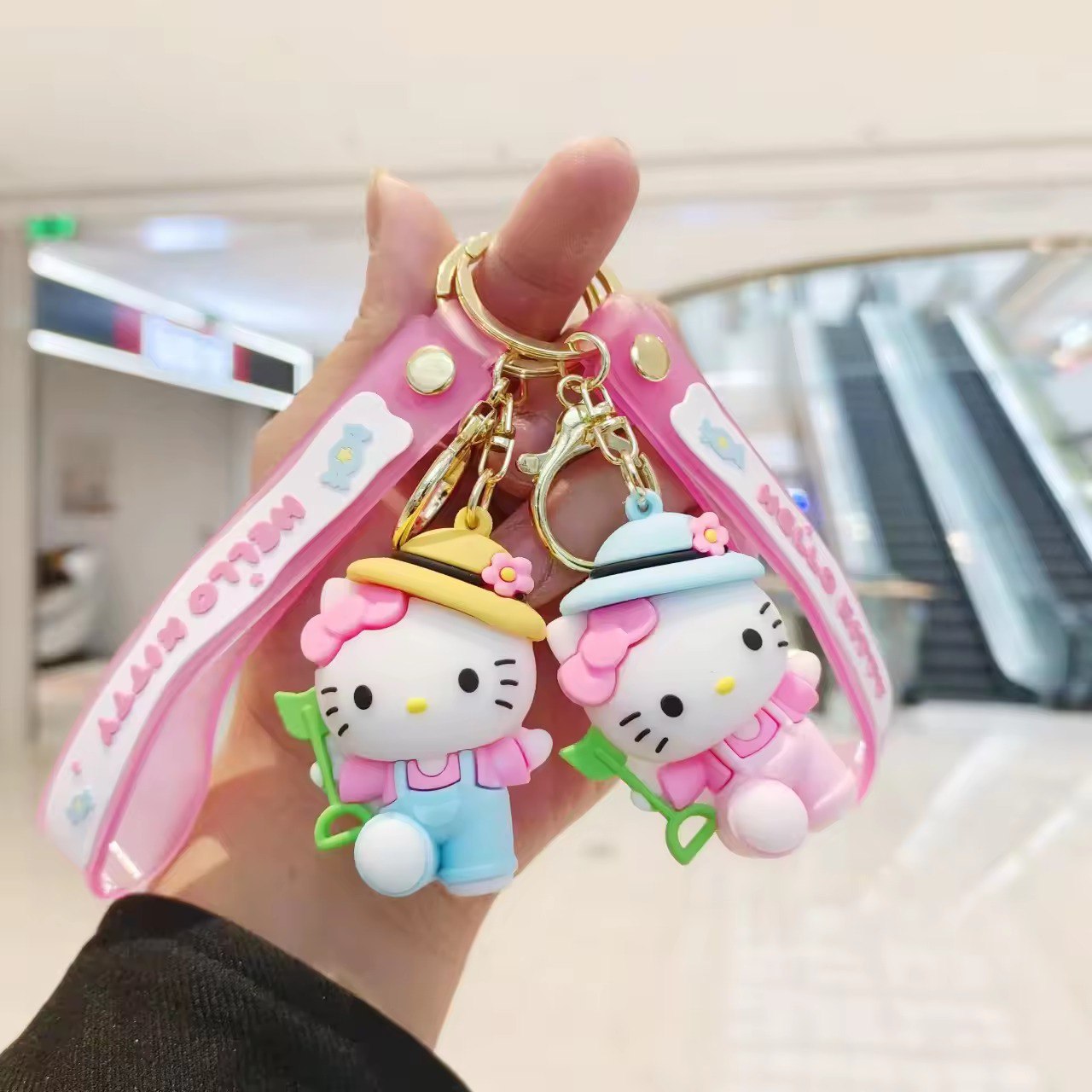 Sanrio Summer Hat Keychain