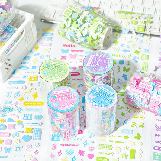 Pinterest Colorful Washi Tape Stickers
