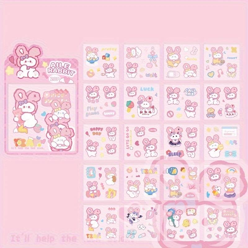 Kawaii Cartoon Pet Animal DIY Stickers