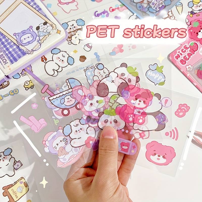Kawaii Cartoon Pet Animal DIY Stickers