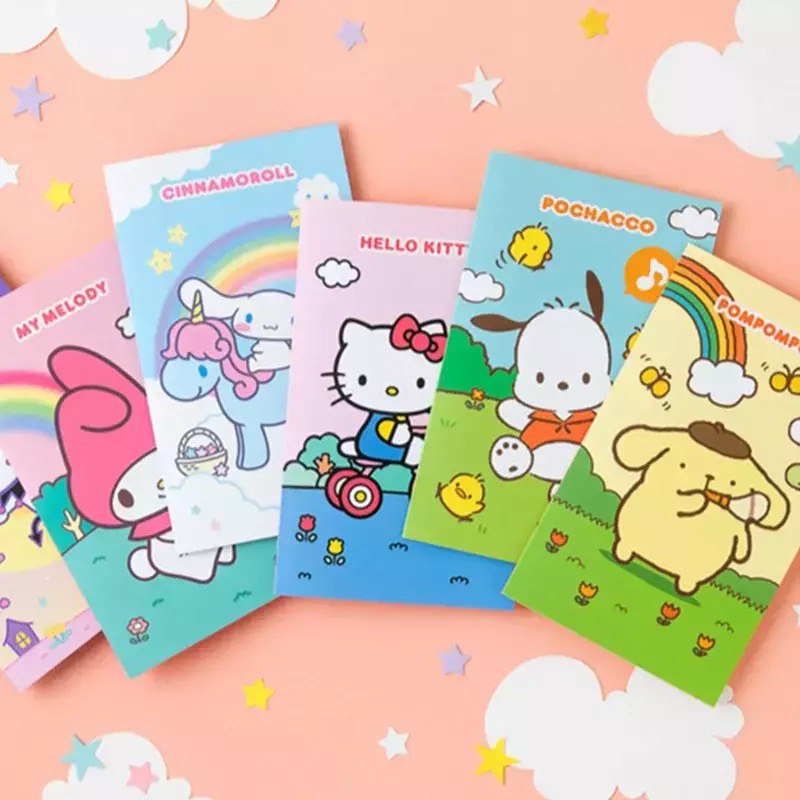 Kawaii Sanrio Adhesive Stickers Scrapbook