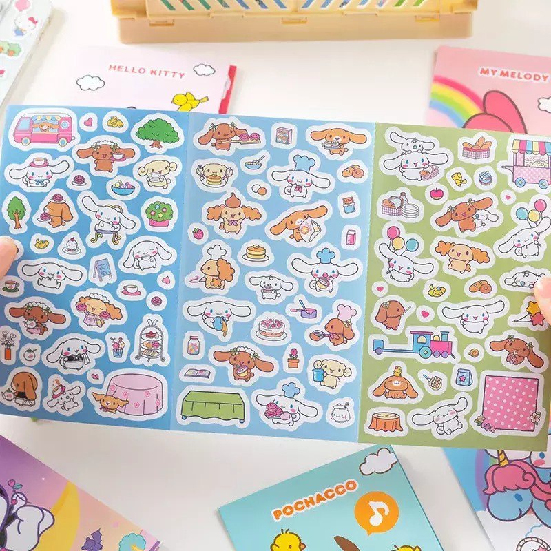 Kawaii Sanrio Adhesive Stickers Scrapbook