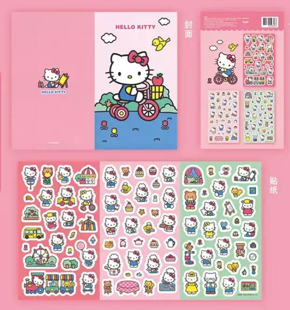 Kawaii Sanrio Adhesive Stickers Scrapbook