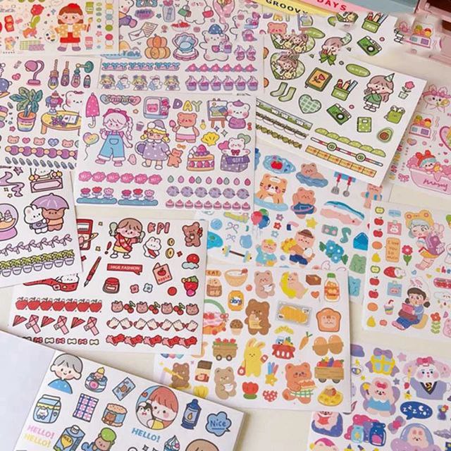 Cute Kawaii Sticker Notebook