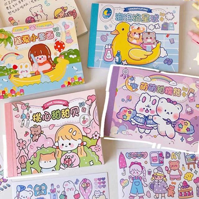 Cute Kawaii Sticker Notebook
