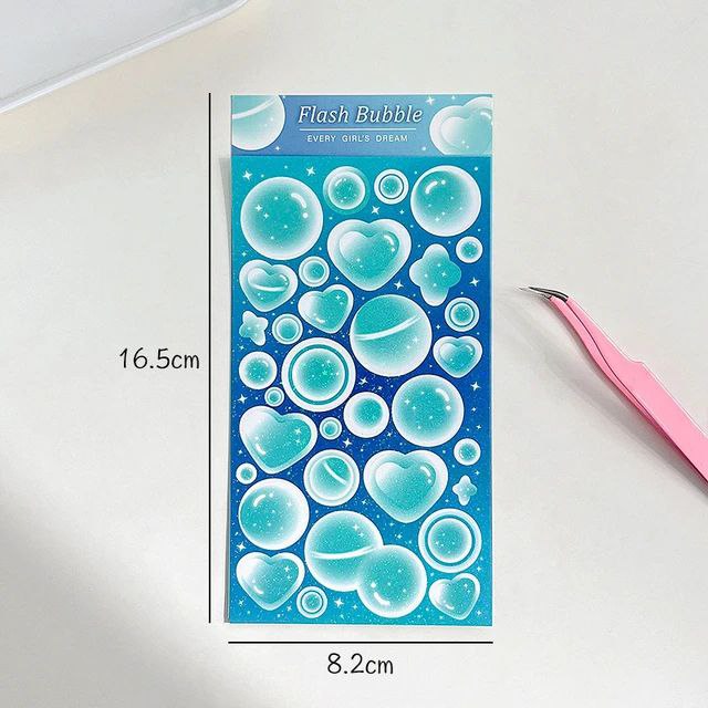 Flash Bubble Sticker Sheet