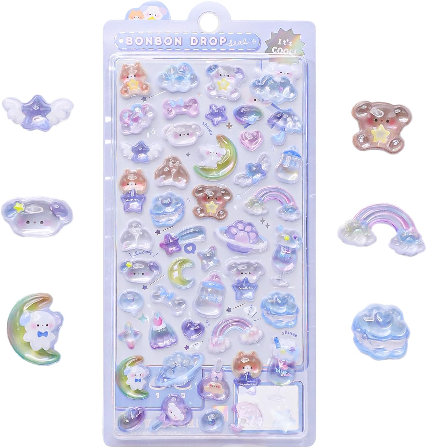 Bonbon Drop Puffy Stickers