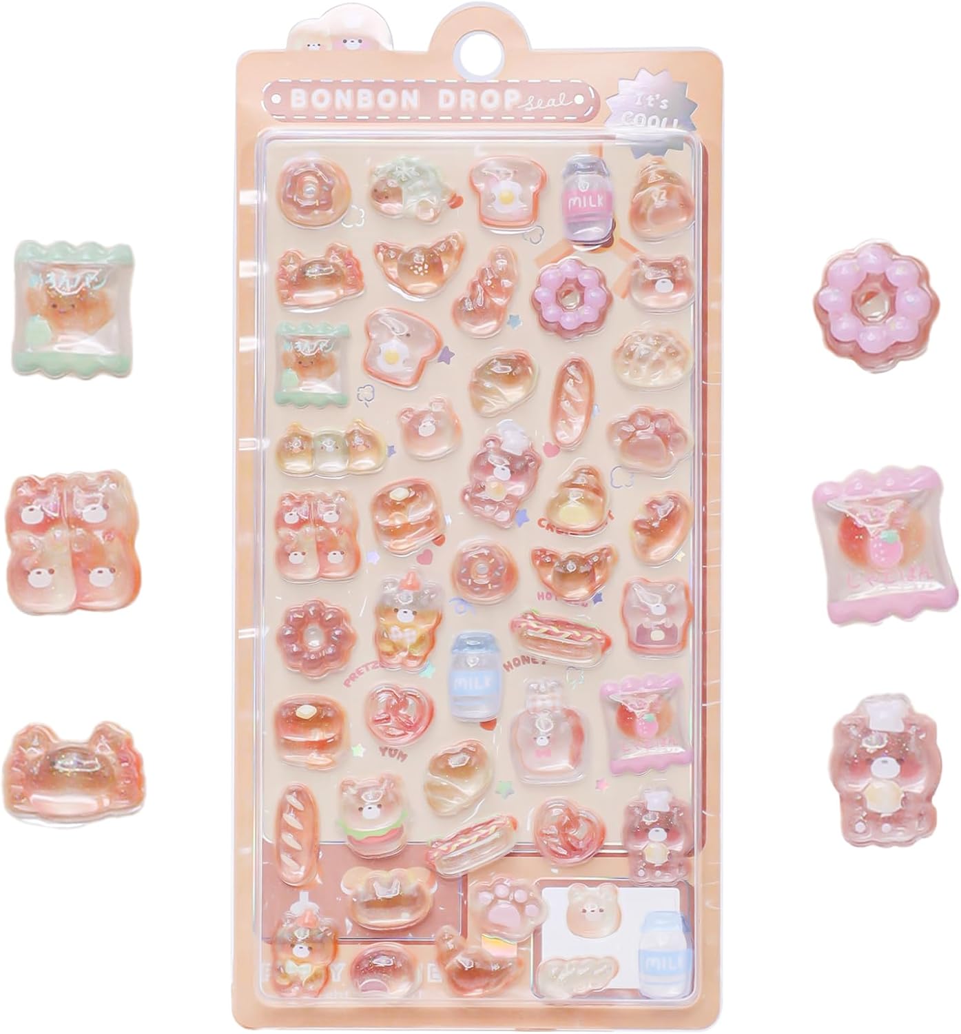 Bonbon Drop Puffy Stickers