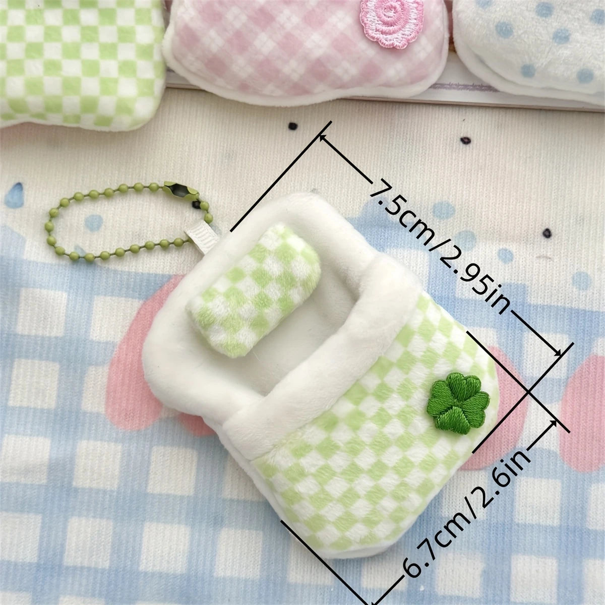 Cute Mini Sleeping Bag Pendant Keychain