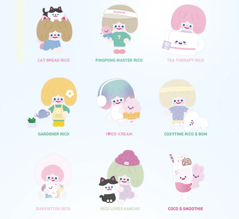 F.UN RiCO Happy Daily Series Blind Box - Open Box