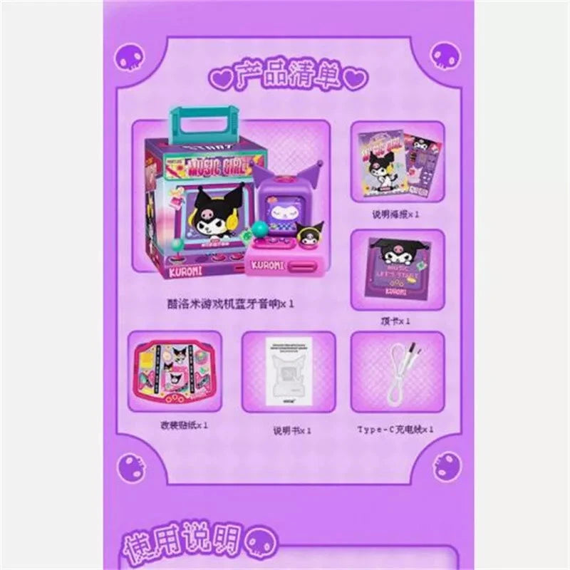 Sanrio Official Kuromi Game Console Speaker Bluetooth Wireless - Preorder