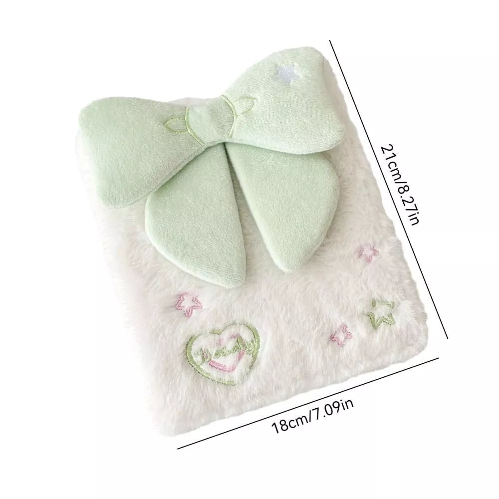 Kawaii Bow Plush Photo Album/Binder - Pink