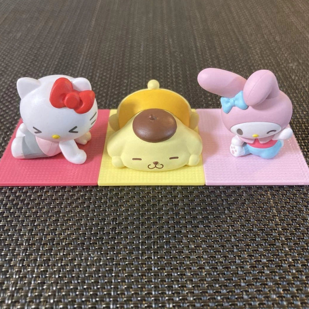 Sanrio Characters Yoga Pose Series Mini-Figure Set - Set of 5