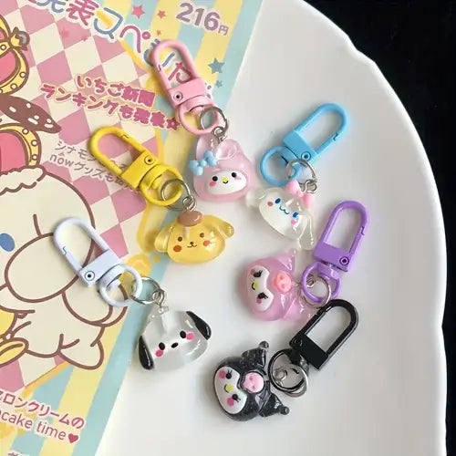 Sanrio Head Keychain