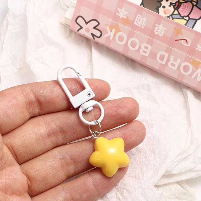 Kawaii Mini Star Pendant Keychain