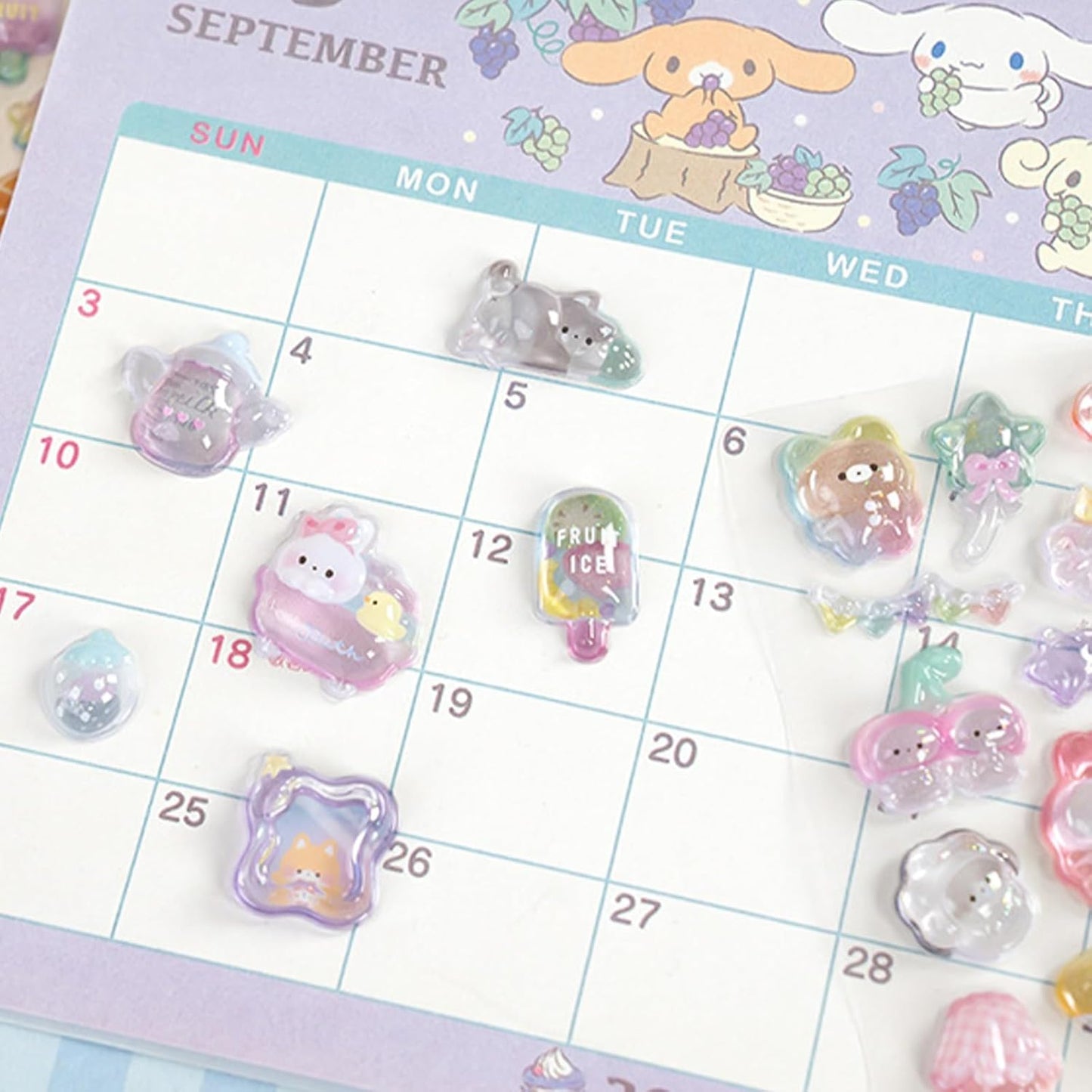 Bonbon Drop Puffy Stickers