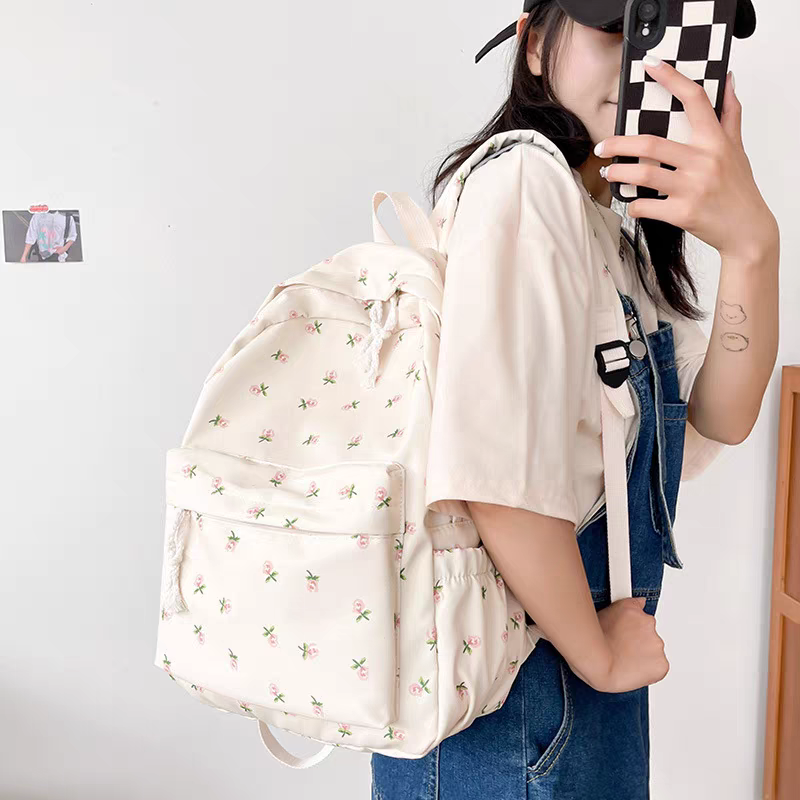 Floral Korean Backpack