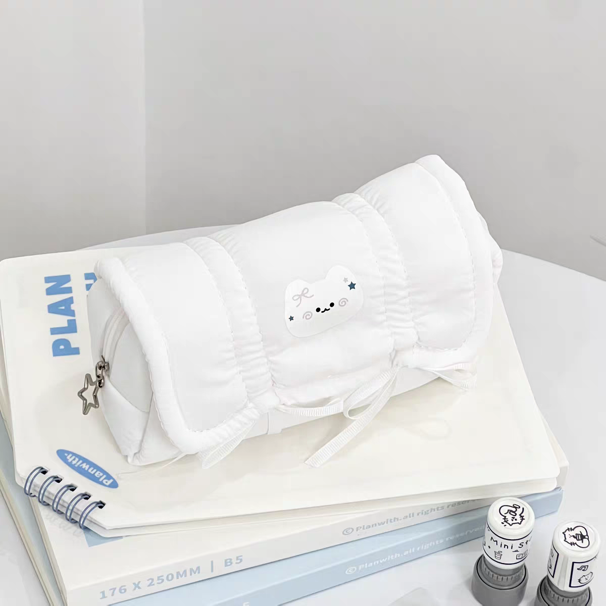 Pinterest Stationery Pouch - White