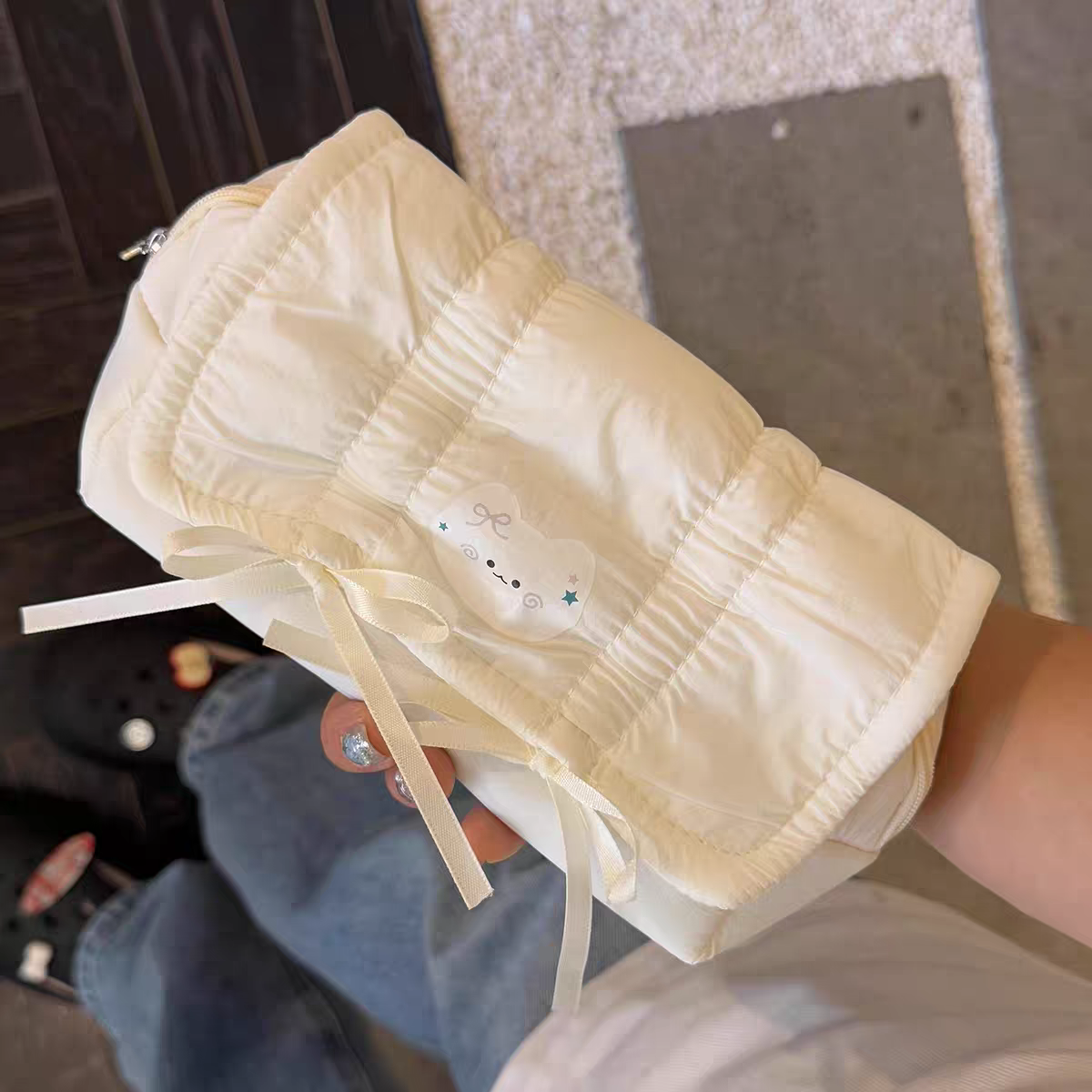 Pinterest Stationery Pouch - White