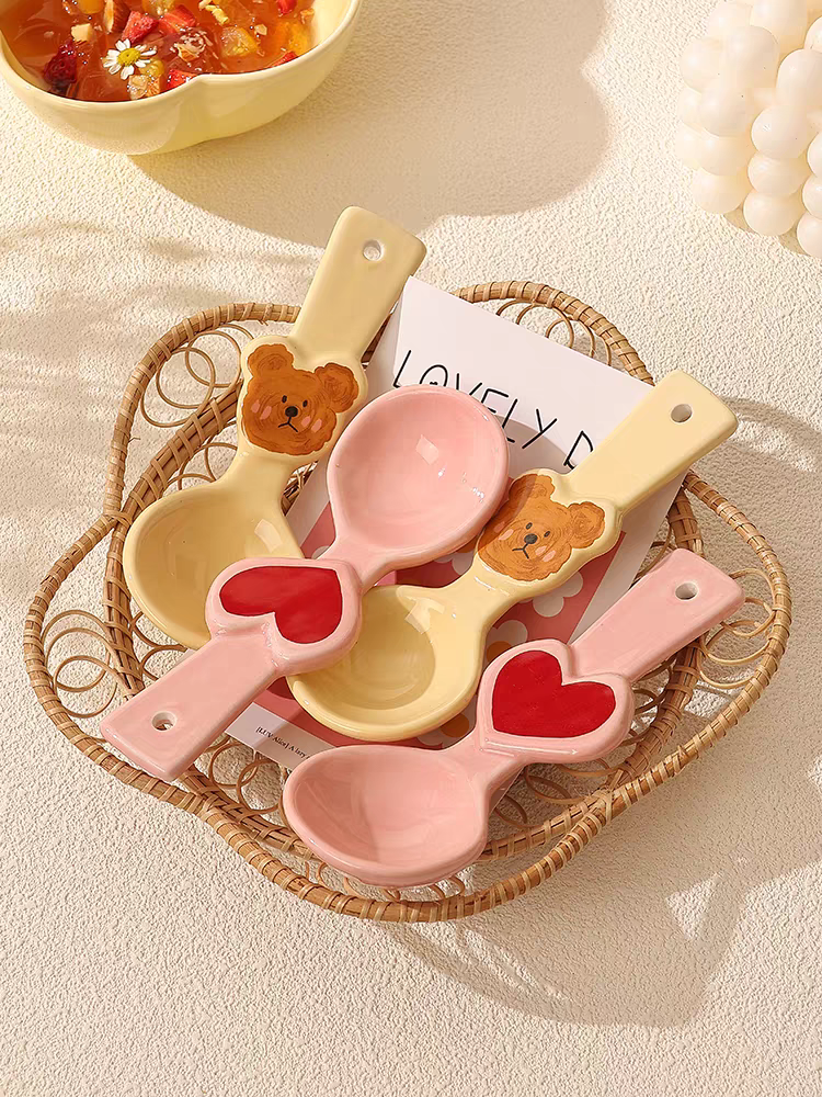 Kawaii Bear/Heart Dessert/Icecream Spoon