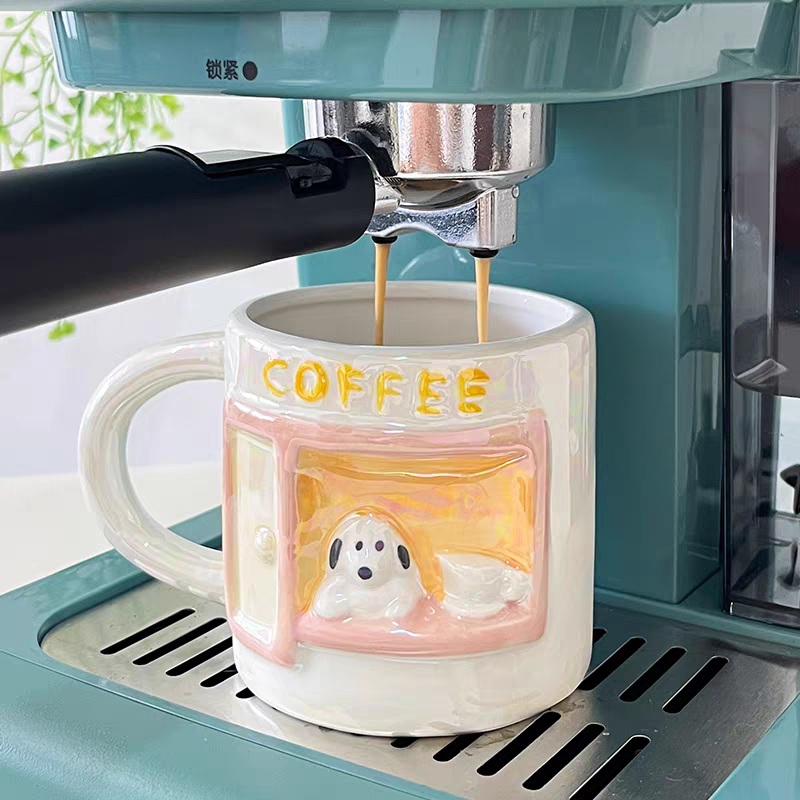 Pinteresty Handmade Puppy Ceramic Mug