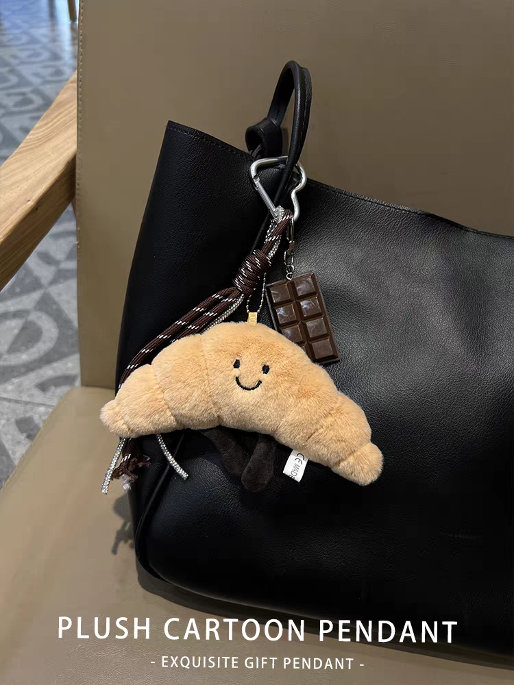Croissant Bag Charm