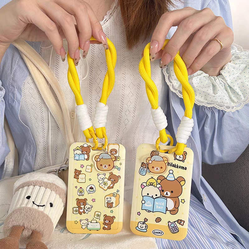 くま　カートリッジ Japanese Rilakkuma ID Card Holder – Crazily Kawaii
