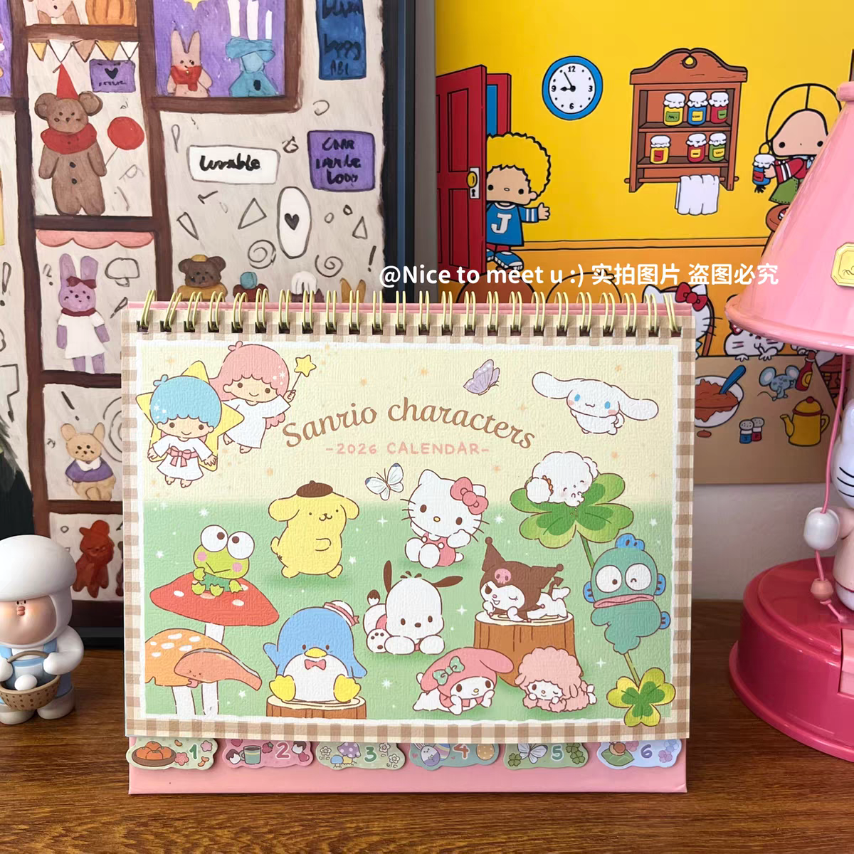 Sanrio Calender - 2026 - Mixed Characters