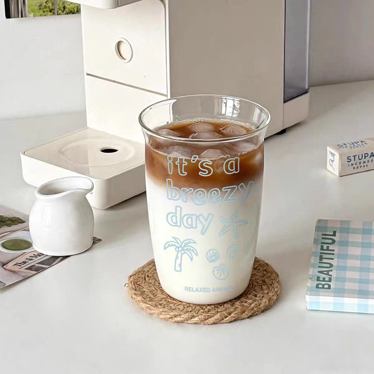 Breezy Day Clear Glass Tumbler