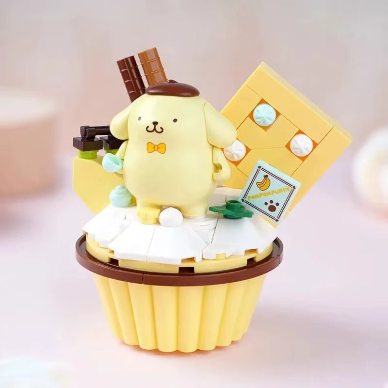 Sanrio Building Blocks Figurine - Cup Cake Series - Official