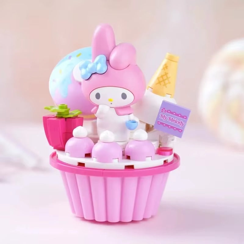 Sanrio Building Blocks Figurine - Cup Cake Series - Official