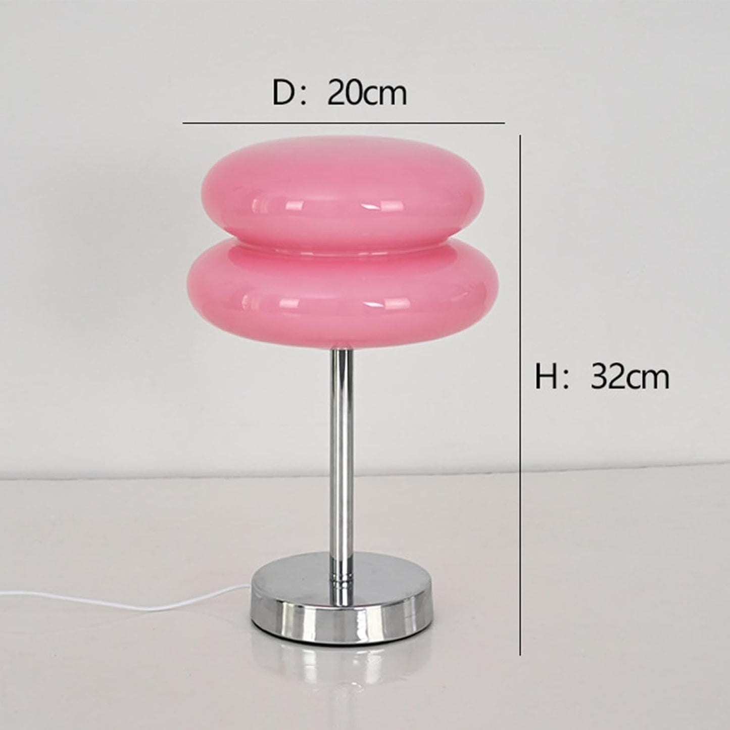 Korean Nordic Macaron Glass Table Lamp - Classic