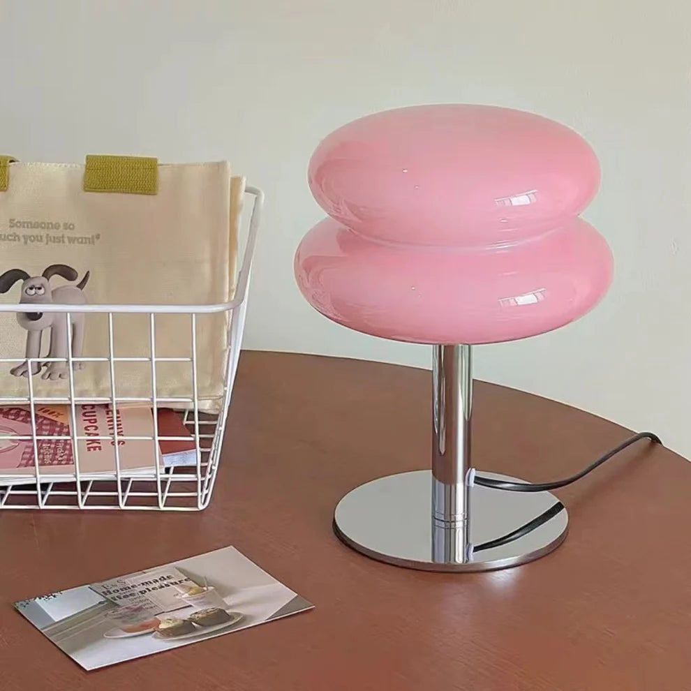 Korean Nordic Macaron Glass Table Lamp - Classic
