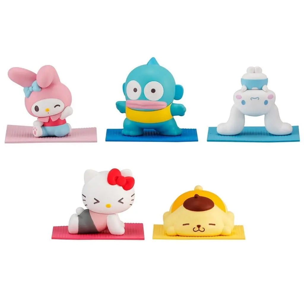 Sanrio Characters Yoga Pose Series Mini-Figure Set - Set of 5