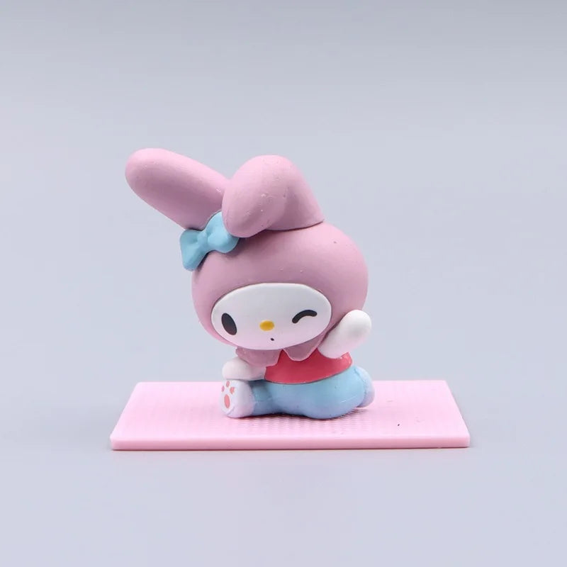 Sanrio Characters Yoga Pose Series Mini-Figure Set - Set of 5