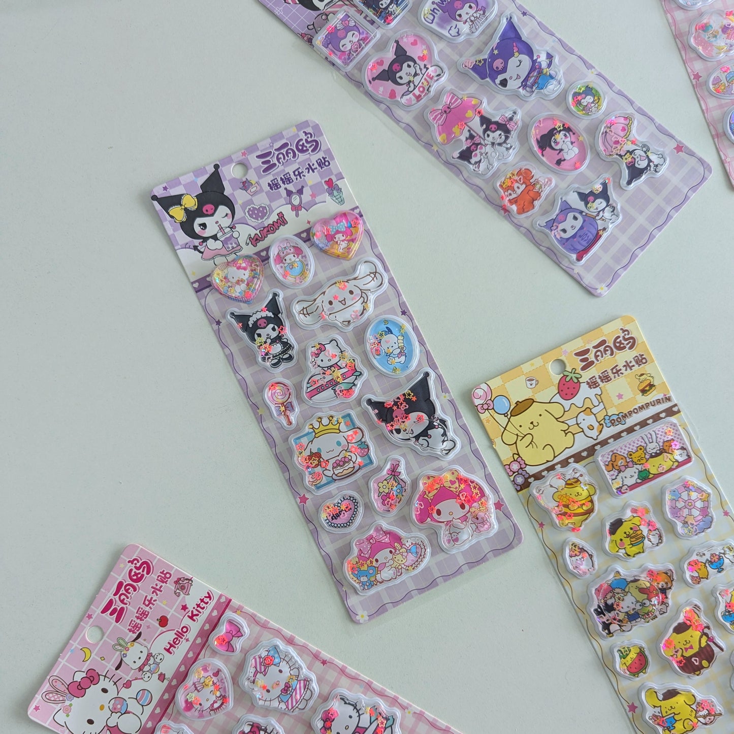 Sanrio 3D Water Stickers