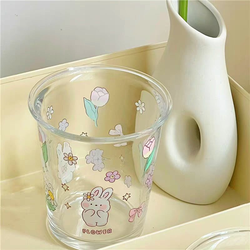 Kawaii Bunny/Mikko Glass Cup
