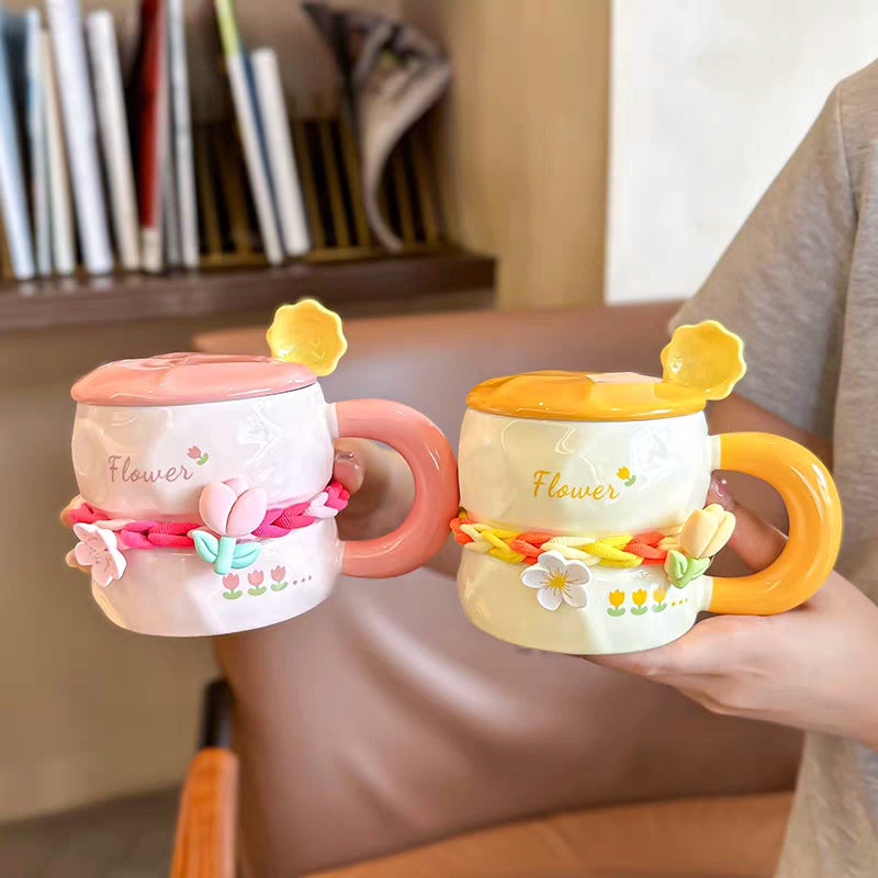 Pinterest Ceramic Floral Mug