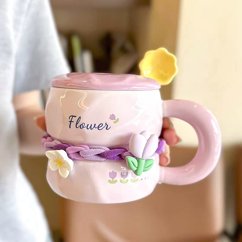 Pinterest Ceramic Floral Mug