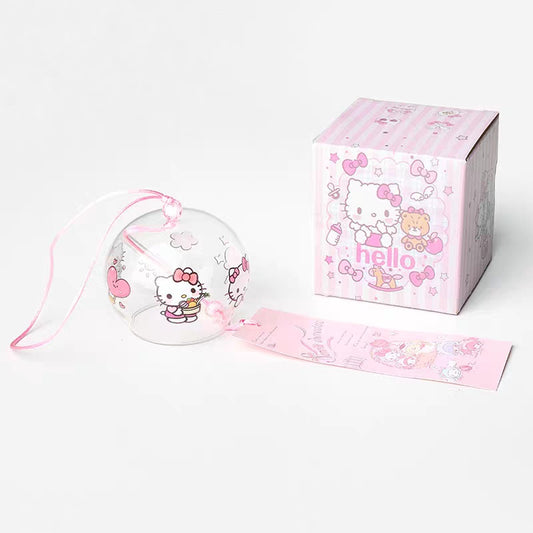 Pink Hello Kitty Wind Chimes