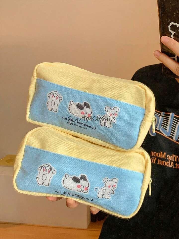 Pinteresty Puppy Canvas Pouch