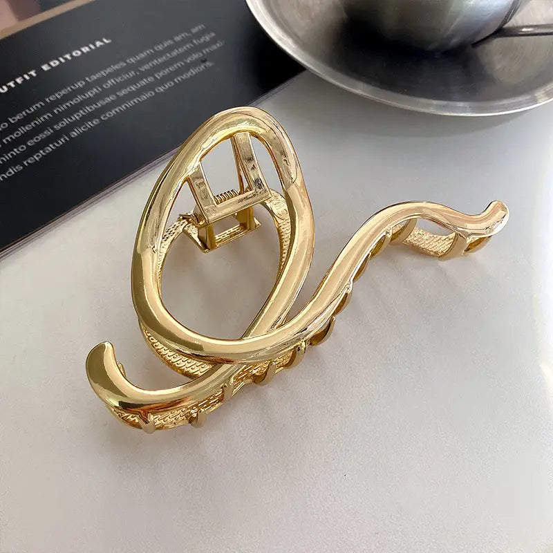 Chic Geometric Hair Claw Clip