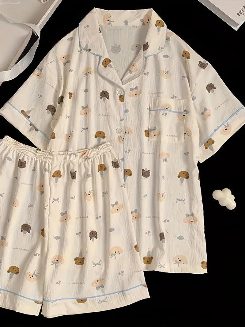 Kawaii Pinterest Cotton Pyjama Set - XS