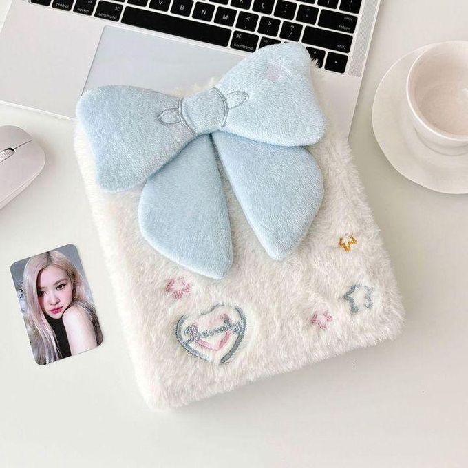 Kawaii Bow Plush Photo Album/Binder