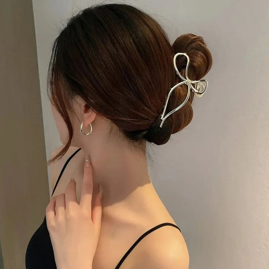 Pinterest Metal Ribbon Model Claw Clip