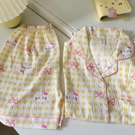 Hello Kitty Cotton Pyjama - M