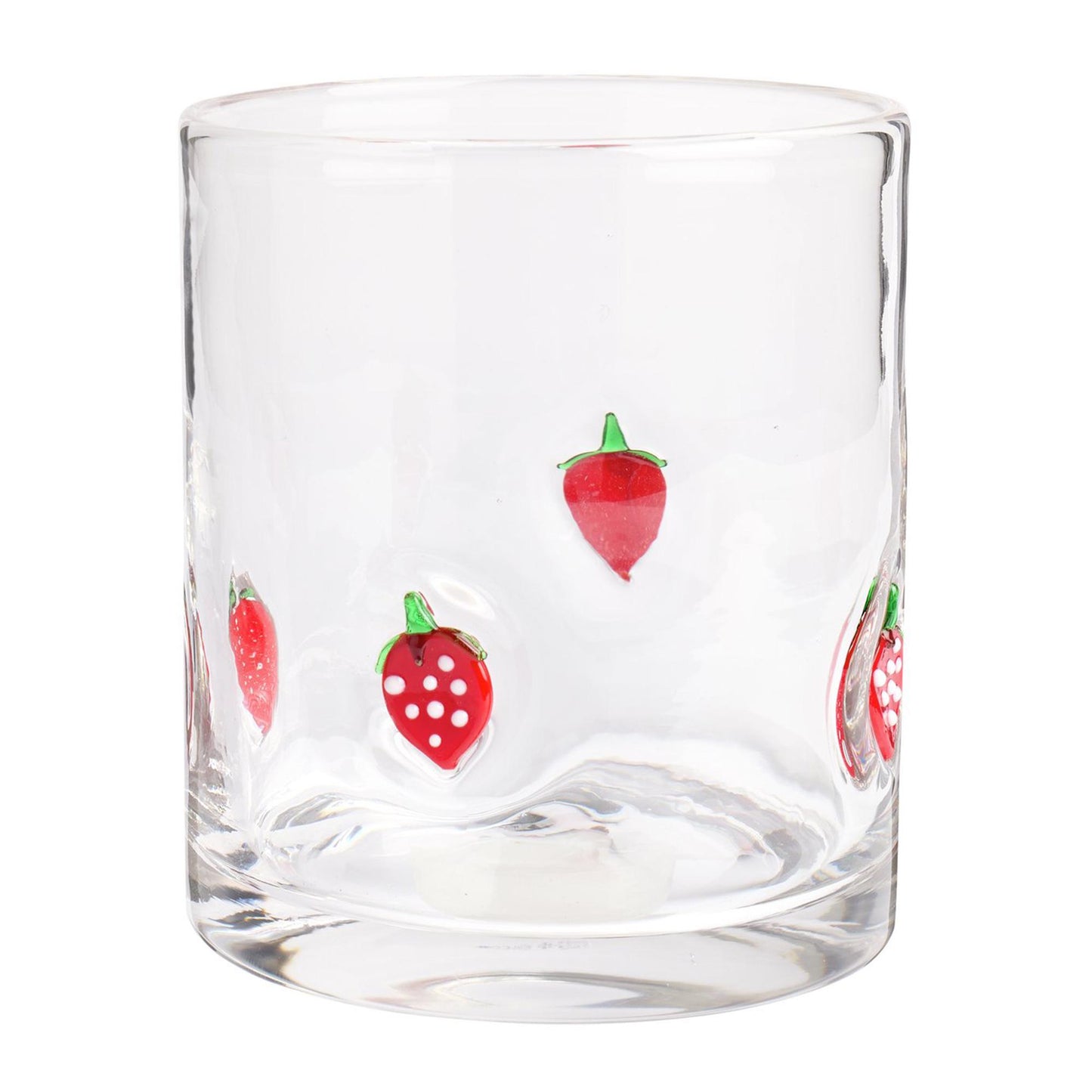 Strawberry Icon Glass Tumbler