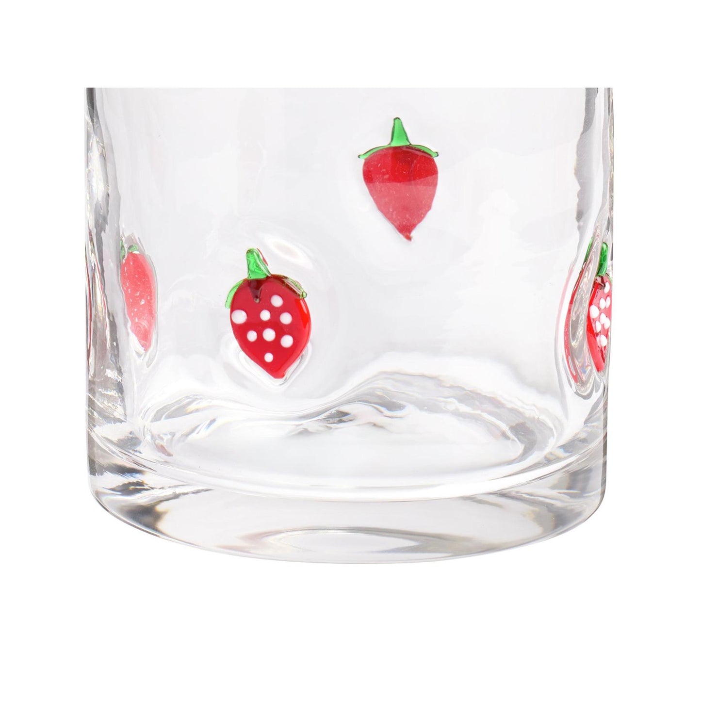 Strawberry Icon Glass Tumbler