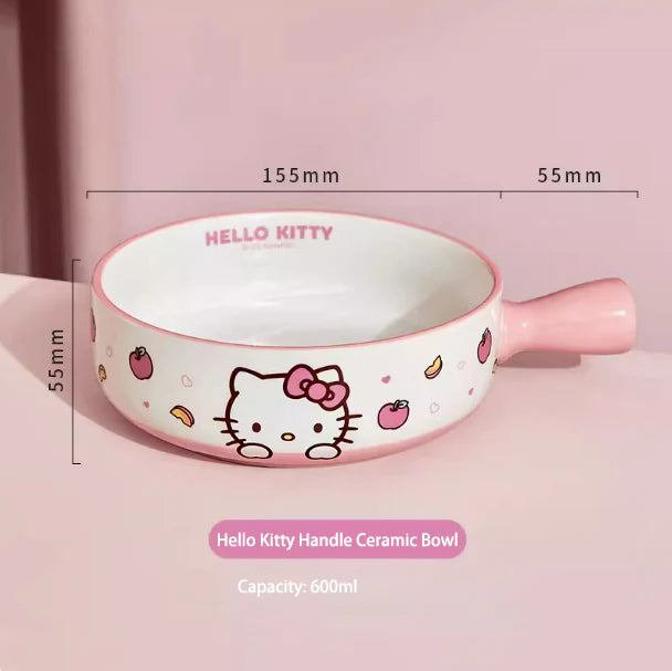 Sanrio Handle Ceramic Bowl